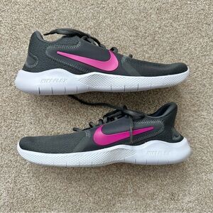 Nike Flex Experience Sneakers Gray Pink Women Size 8